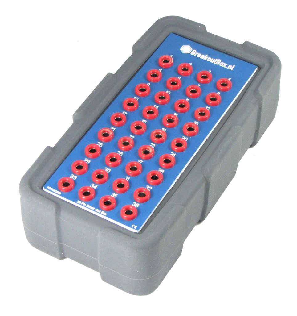 36 Pin Breakoutbox with rubber bumper
