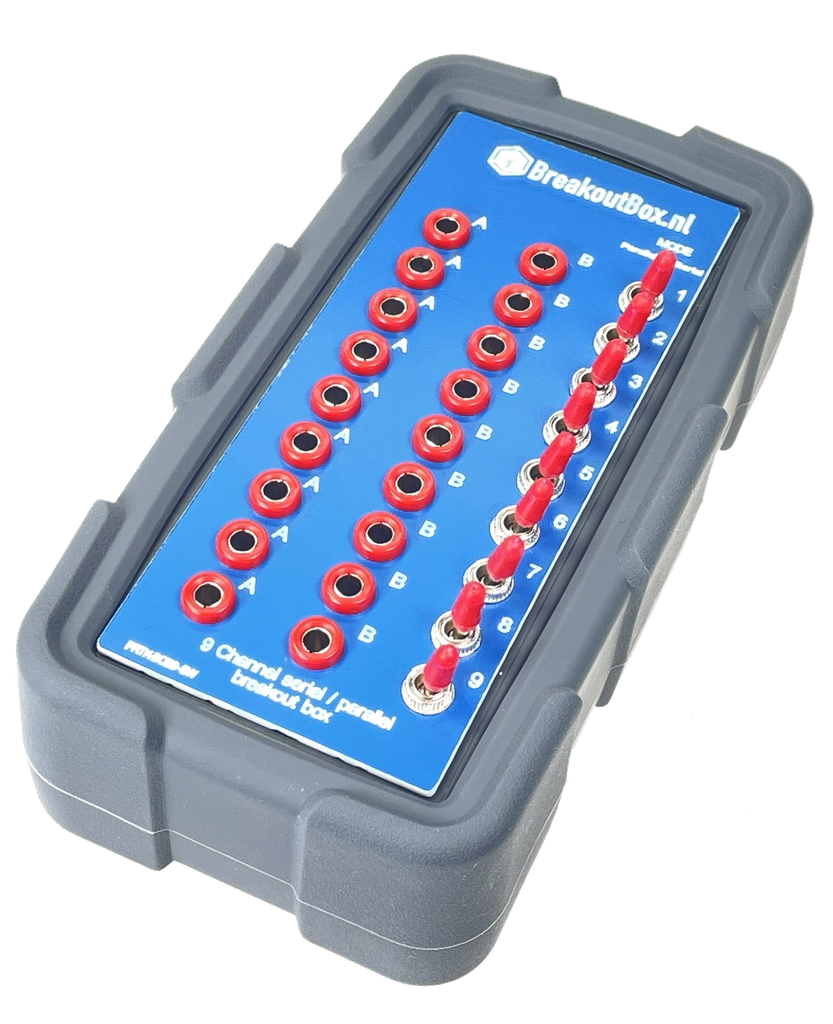 9 Channel serial/parallel breakout box