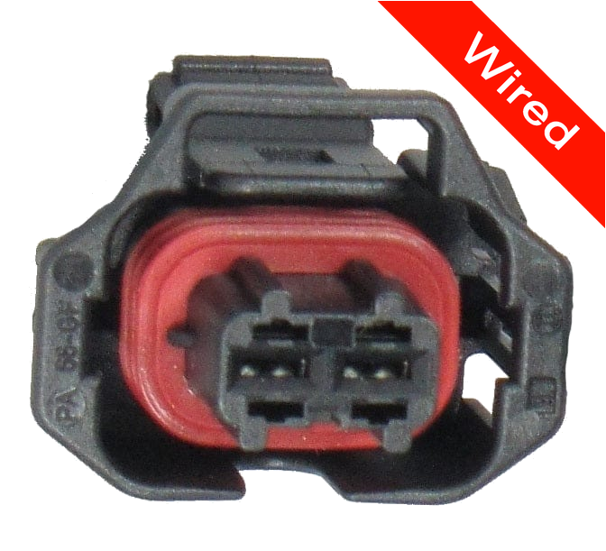 2 Pins Female connector with 10 cm wires | PRCW2-0021-B