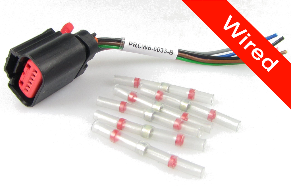 [PRCW6-0033-B] 6 Pin Female connector with 10cm wires PRCW6-0033-B