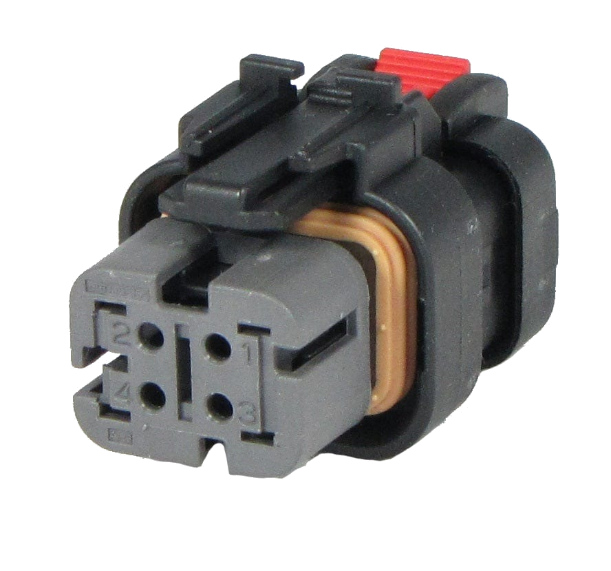 [PRC4-0035-B] 4 Pins Female connector | PRC4-0035-B