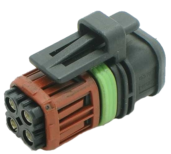 [PRC4-0036-B] 4 Pins Female connector | PRC4-0036-B