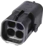 [PRC4-0061-A] 4 Pins Male connector | PRC4-0061-A