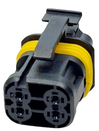 [PRC4-0087-B] 4 Pins Female connector | PRC4-0087-B