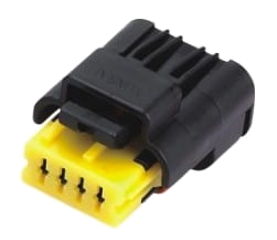 [PRC4-0007-B] 4 Pins Female connector | PRC4-0007-B