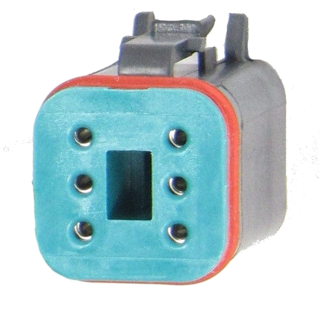 [PRC6-0014-B] 6 Pins Female connector | PRC6-0014-B