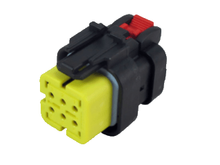 6 Pin Female connector PRC6-0057-B