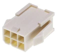 [PRC6-0072-A] 6 Pins Male connector | PRC6-0072-A
