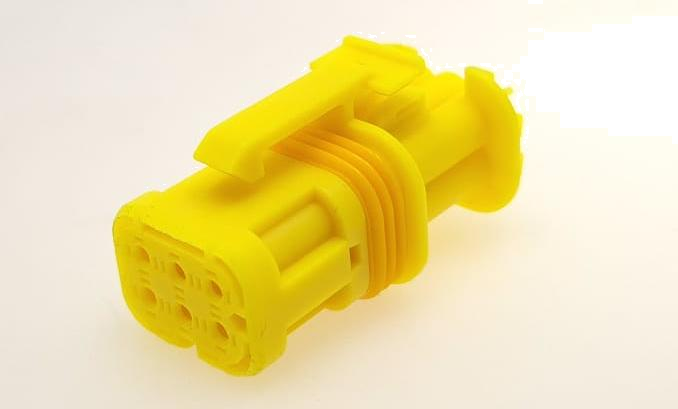[PRC6-0083-B] 6 Pins Female connector PRC6-0083-B