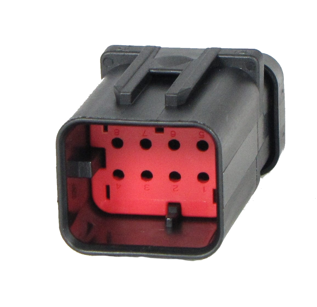[PRC8-0009-A] 8 Pins Male connector | PRC8-0009-A