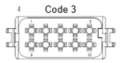 10 Pins Male connector | PRC10-0034-A