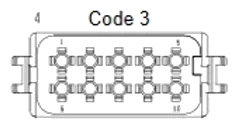10 Pins Male connector | PRC10-0034-A
