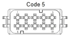 10 Pins Male connector | PRC10-0036-A