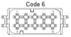 10 Pins Male connector | PRC10-0037-A