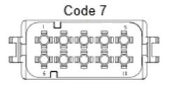 10 Pins Male connector | PRC10-0038-A