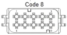 10 Pins Male connector | PRC10-0039-A