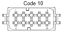 10 Pins Male connector | PRC10-0041-A