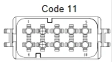 10 Pins Male connector | PRC10-0042-A