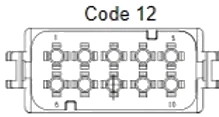 10 Pins Male connector | PRC10-0043-A