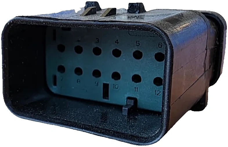 12 Pins Male connector | PRC12-0010-A