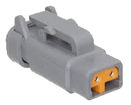 [PRC2-0030-B] 2 Pins Female connector | PRC2-0030-B