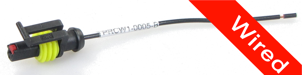 [PRCW1-0005-B] 1 Pin Female connector with 10cm wires | PRCW1-0005-B