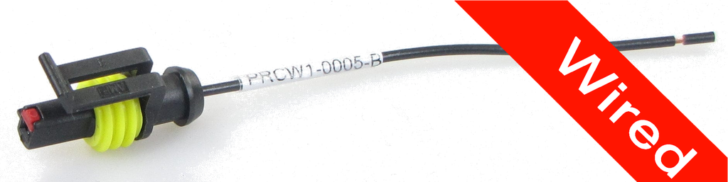 1 Pin Female connector with 10cm wires PRCW1-0005-B