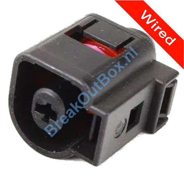 [PRCW1-0007-B] 1 Pin Female connector with 10cm wires | PRCW1-0007-B