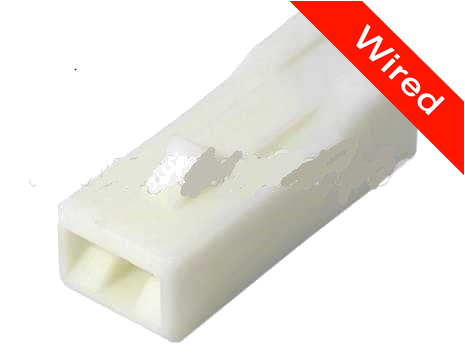 [PRCW1-0008-B] 1 Pin Female connector with 10cm wires PRCW1-0008-B