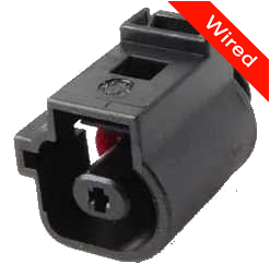 [PRCW1-0010-B] 1 Pin Female connector with 10cm wires | PRCW1-0010-B