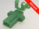 1 Pin Female connector with 10cm wires | PRCW1-0015-B