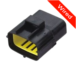 10 Pins Male connector with 10 cm wires | PRCW10-0001-A