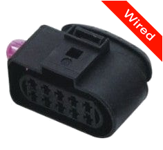 10 Pins Female connector with 10 cm wires | PRCW10-0002-B