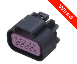 10 Pins Female connector with 10 cm wires | PRCW10-0003-B