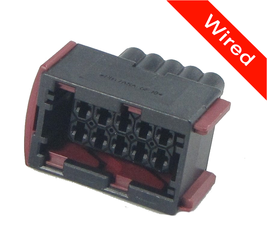 10 Pins Female connector with 10 cm wires | PRCW10-0008-B