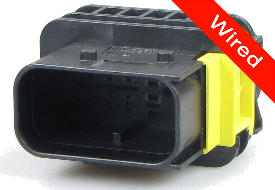 10 Pins Male connector with 10 cm wires | PRCW10-0011-A