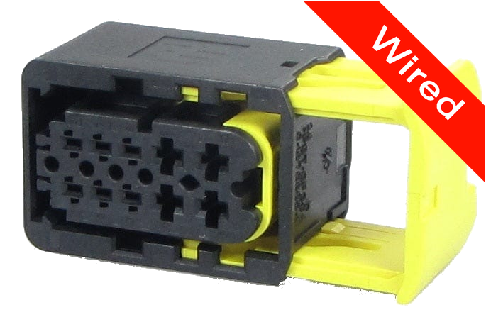 [PRCW10-0011-B] 10 Pins Female connector with 10 cm wires | PRCW10-0011-B