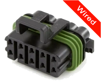 10 Pins Female connector with 10 cm wires | PRCW10-0012-B
