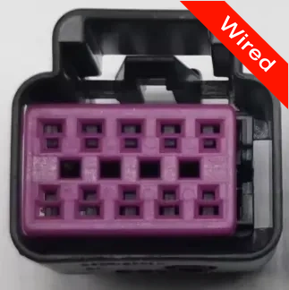 10 Pins Female connector with 10 cm wires | PRCW10-0013-B