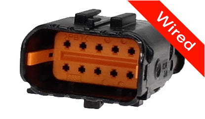 [PRCW10-0014-A] 10 Pin Male connector with 10cm wires PRCW10-0014-A