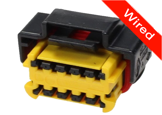 10 Pin Female connector with 10cm wires | PRCW10-0014-B