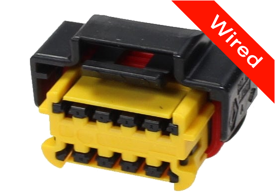 10 Pin Female connector with 10cm wires PRCW10-0014-B