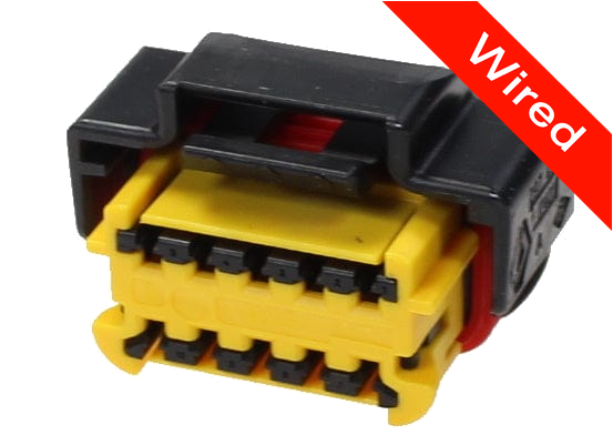 10 Pins Female connector with 10 cm wires | PRCW10-0014-B