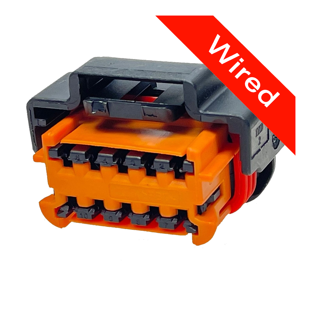 [PRCW10-0019-B] 10 Pin Female connector with 10cm wires | PRCW10-0019-B