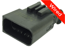 10 Pins Male connector with 10 cm wires | PRCW10-0028-A