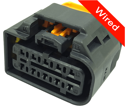 [PRCW10-0028-B] 10 Pin Female connector with 10cm wires | PRCW10-0028-B