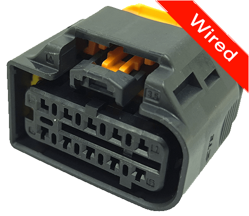 10 Pin Female connector with 10cm wires | PRCW10-0028-B