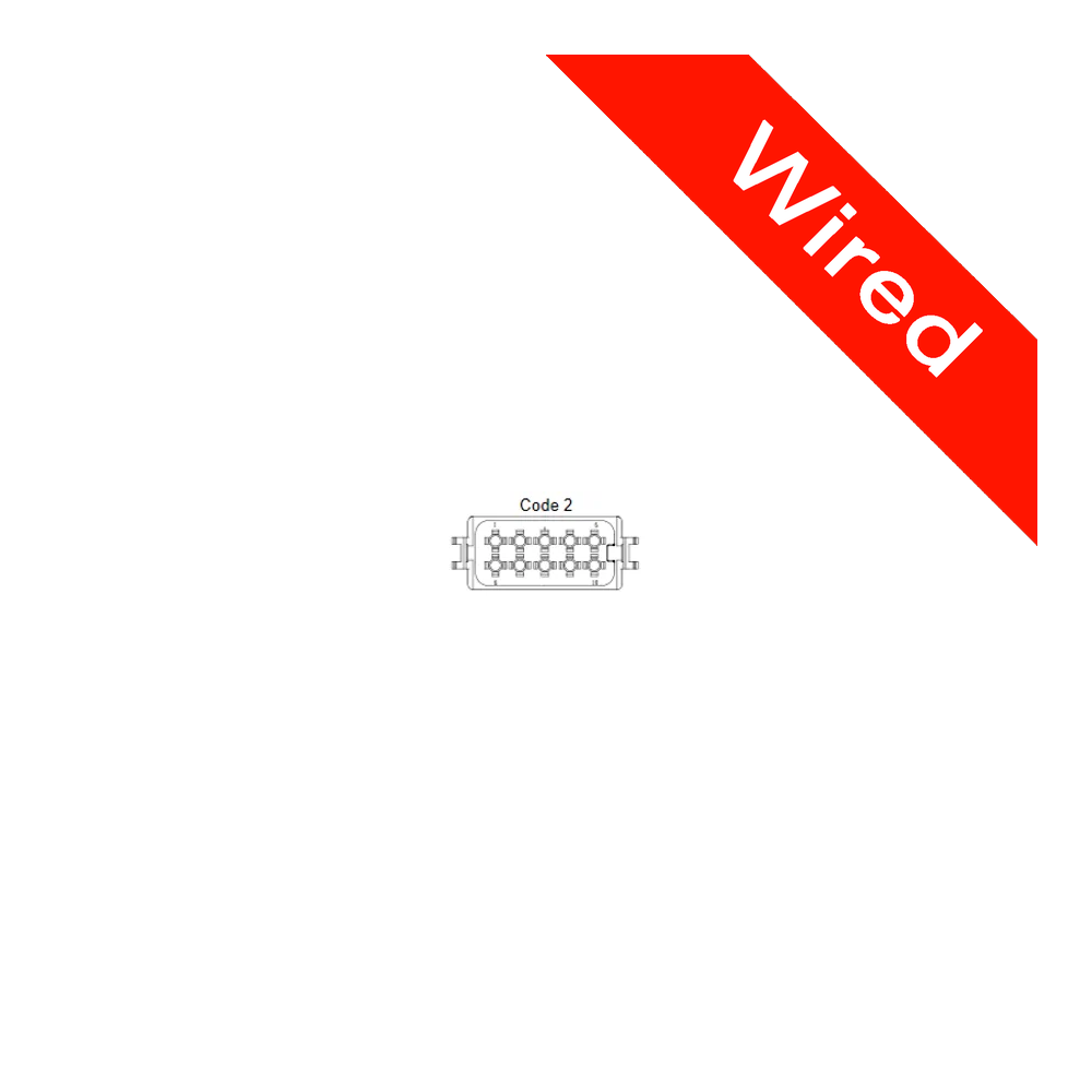 [PRCW10-0033-A] 10 Pin Male connector with 10cm wires | PRCW10-0033-A