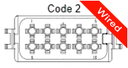 10 Pins Male connector with 10 cm wires | PRCW10-0033-A