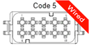 10 Pins Male connector with 10 cm wires | PRCW10-0036-A